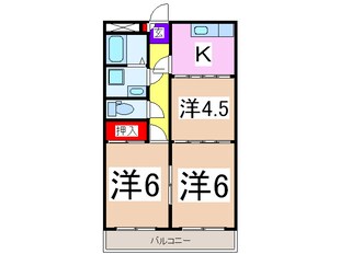 ミドルヴィレッジ（高崎市中泉町）の物件間取画像